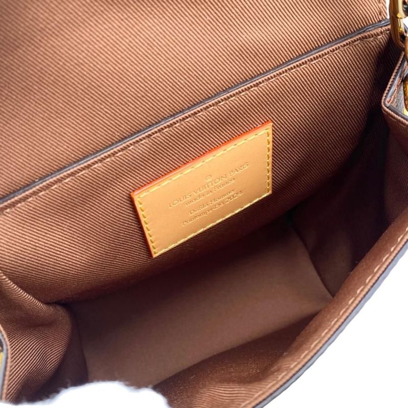 Louis Vuitton Shoulder Bag Nano Steamer Damier Pop Canvas Yellow Brown — view 8