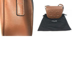 Celine Shoulder Bag Folco Cuir Triomphe Du3 Leather Tan Brown — view 9