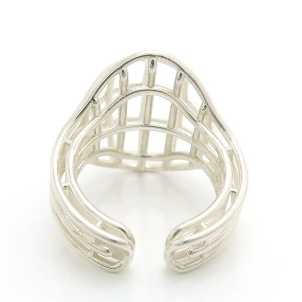 Bottega Veneta Silver Ring No 13 V5070 Outline — view 6