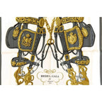Hermes Silk Scarf Carre 90 Brides de GALA by Hugo Grygkar Pink White — view 2