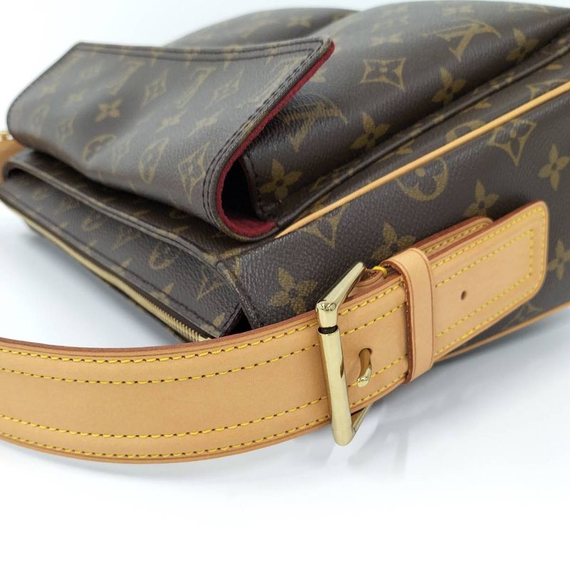 Louis Vuitton Vivacite GM Handbag Monogram Brown — view 6