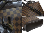 Louis Vuitton Damier Soho Backpack Brown Leather — view 7