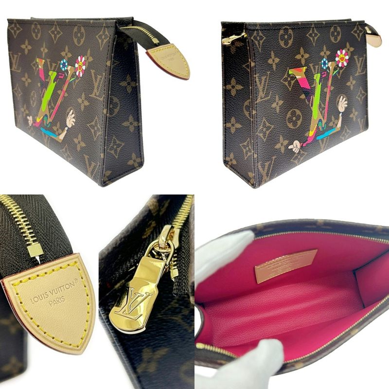 Louis Vuitton Monogram Trio Poche Toilette Takashi Murakami — view 8
