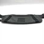 Chanel CC Logo Sports Waist Body Shoulder Bag Black Lame — view 4