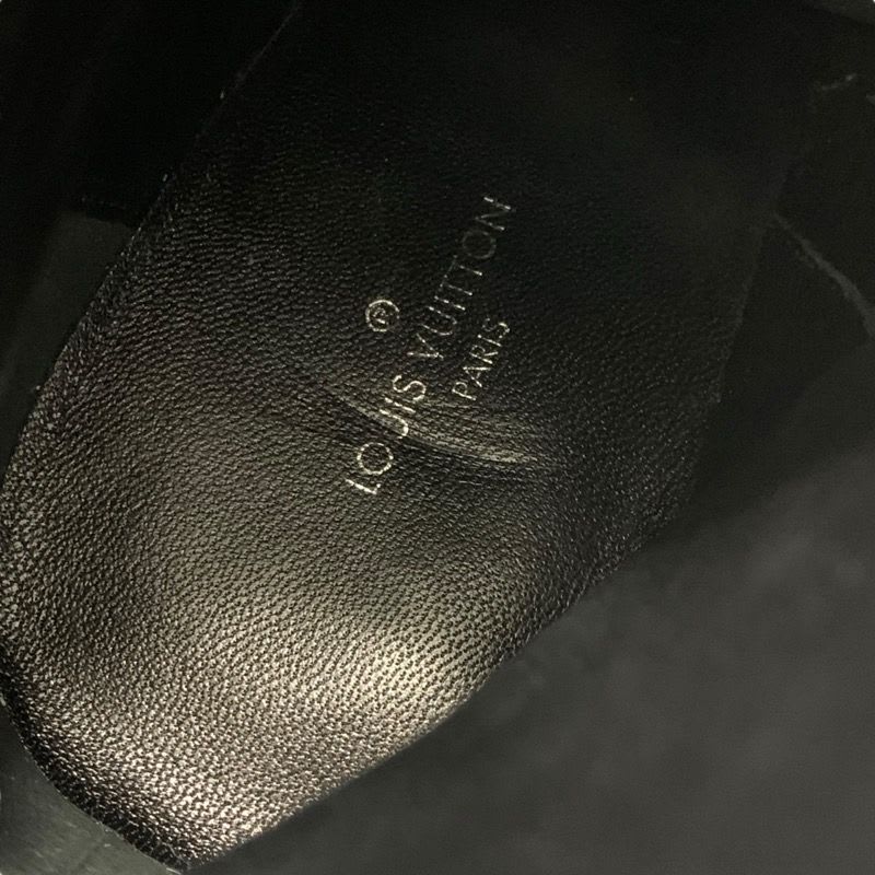 Louis Vuitton Afterglow Line Monogram Boots Short Shoes Leather Black — view 7