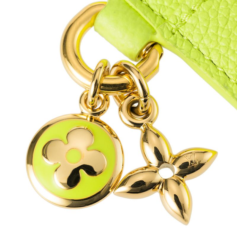 Louis Vuitton Card Case Holder Charm Zesty Lime — view 8
