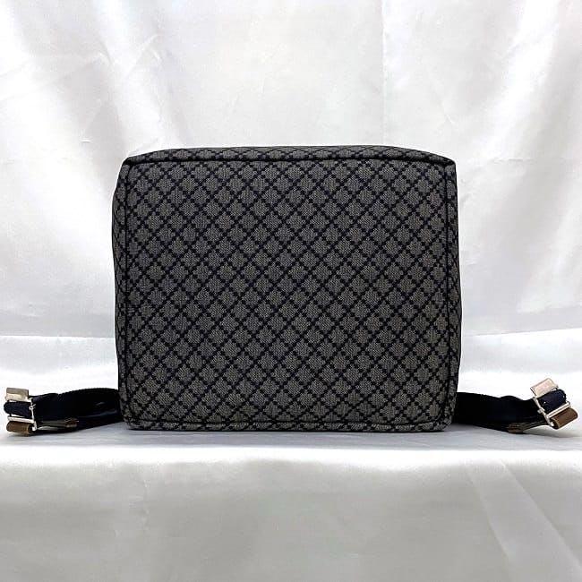 Gucci Backpack Navy Gray Diamante — view 5