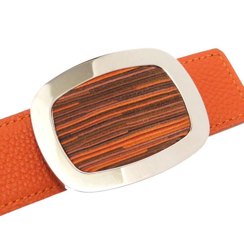 Hermes Belt Vibrato Orange 0182 — view 5