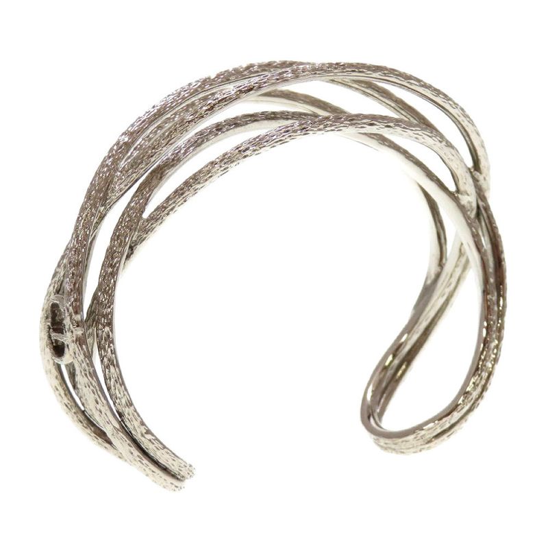 Christian Dior CD Logo Metal Silver Bracelet Bangle 0029 — view 6