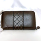 Bottega Veneta Round Zipper Long Wallet Brown — view 4