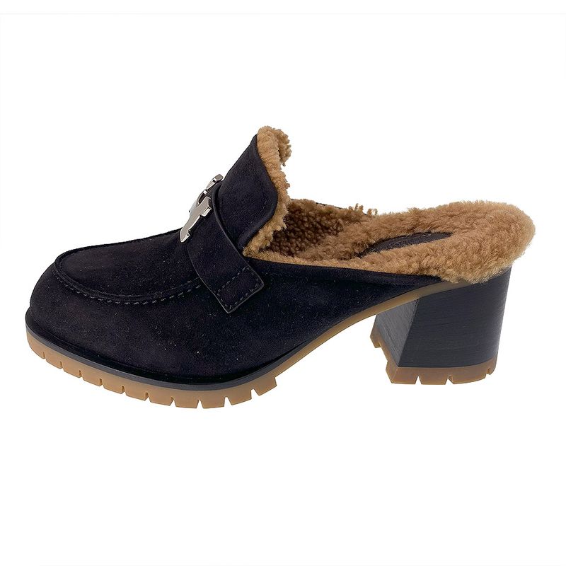 Hermes Shearling Mules Flore — view 3