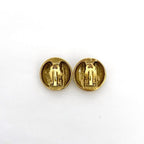 Chanel Earrings Gold Coco Mark GP — view 3