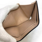 Fendi Trifold Wallet Pink Beige Gold Fize — view 5