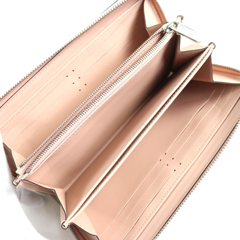 Louis Vuitton Mahina Monogram Zippy Wallet Long Magnolia Storage — view 6