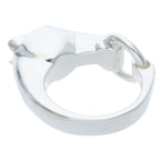 Hermes Galop Ring Silver 56 Size 16 — view 3