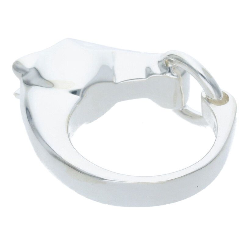 Hermes Galop Ring Silver 56 Size 16 — view 3