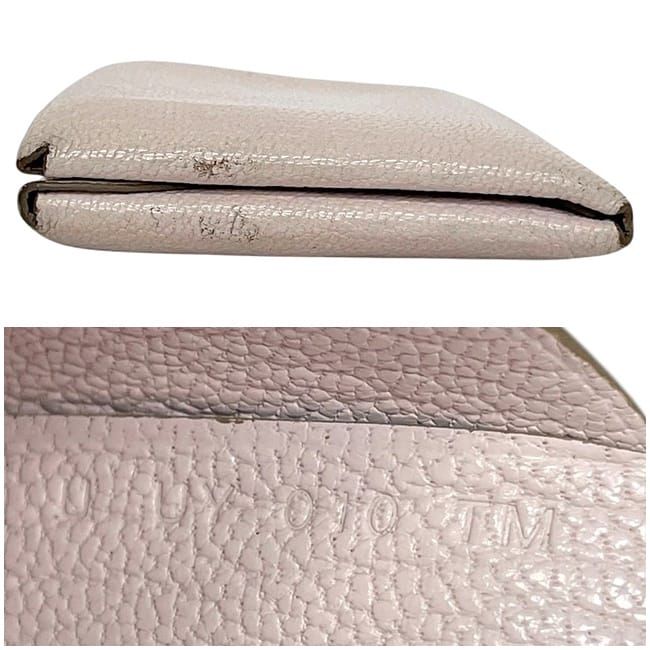 Hermes Bifold Wallet Calvi Duo Pink Mauve le Pere — view 2