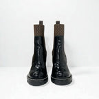 Louis Vuitton Star Trail Line Monogram Boots Short Shoes Leather Brown — view 3