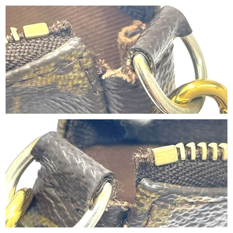 Louis Vuitton Monogram Pochette and Accessoire Pouch Brown — view 9