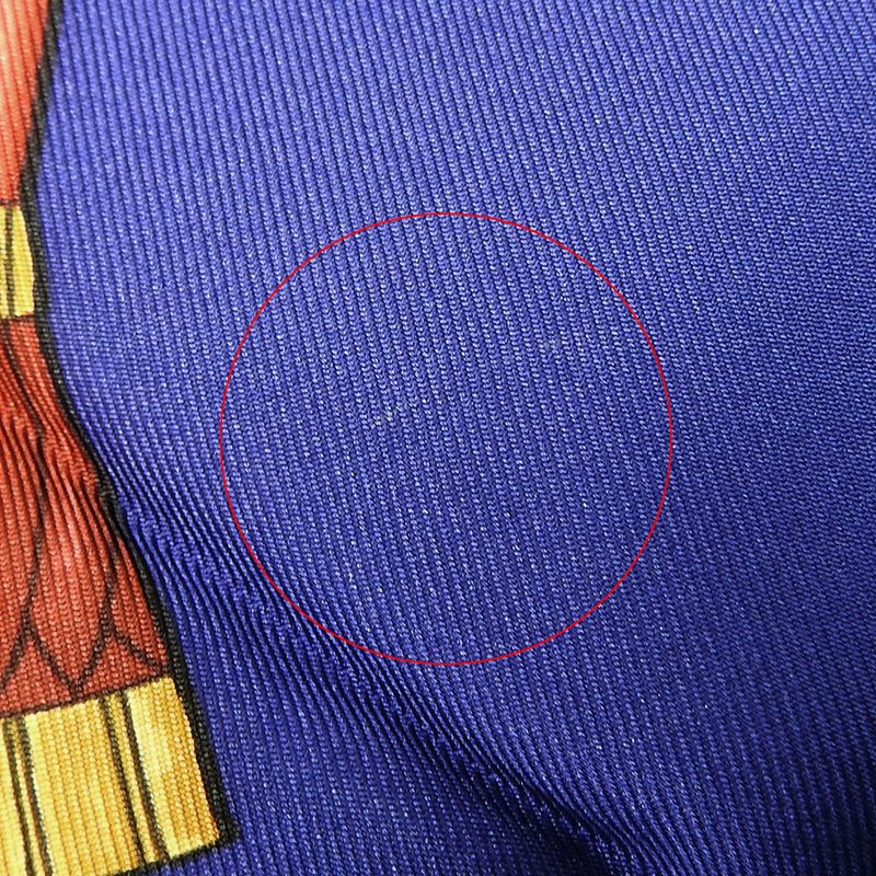 Hermes Scarf Carre 90 Silk Purple Bellflower Red Casy Scarab Pattern — view 8