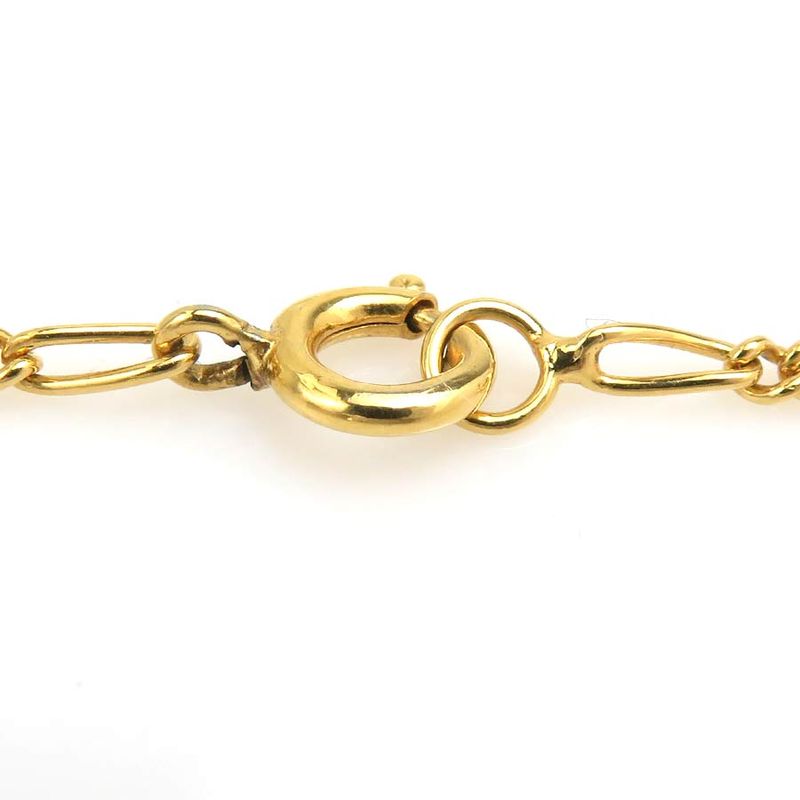 Celine Figaro Chain Gold Necklace — view 8
