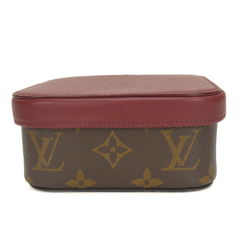 Louis Vuitton Accessory Pouch Boite Camille MM Gi0019 Monogram Leather Bordeaux — view 3