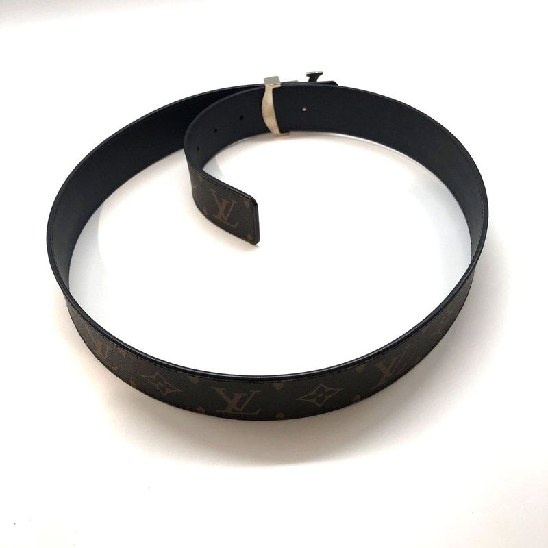 Louis Vuitton Belt M9821 Leather Brown Storage with Bag and Box — view 4