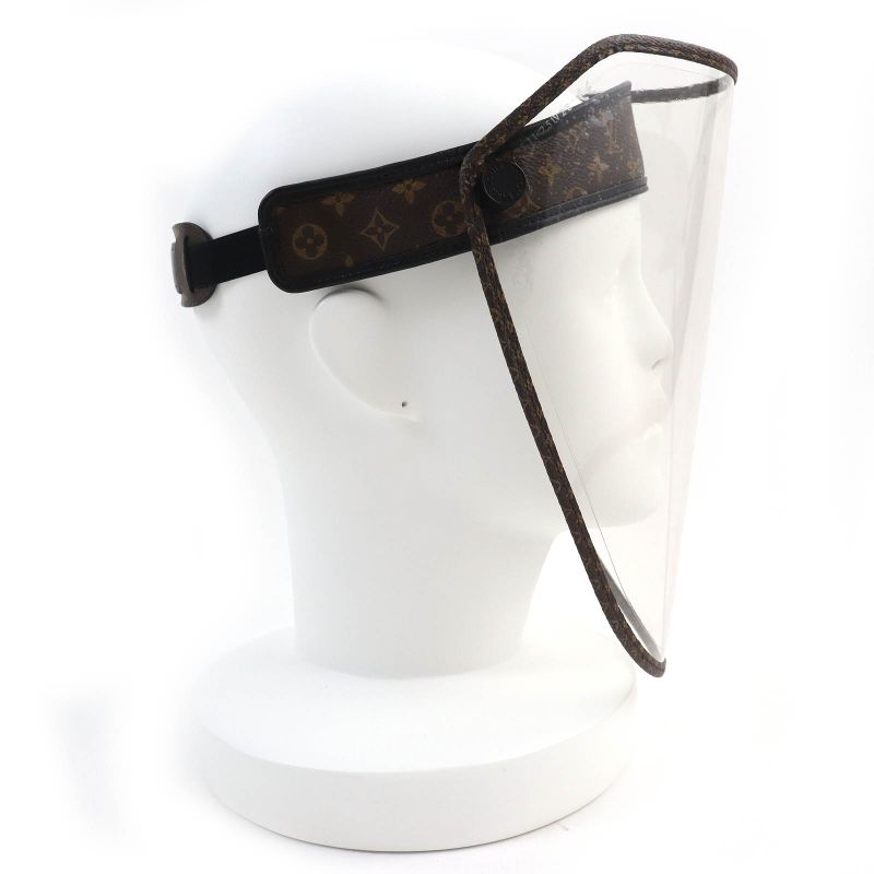 Louis Vuitton Villers Shield Monogram Canvas Sun Visor Face Cabas — view 4