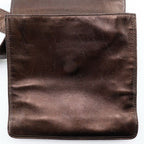 Chanel One Shoulder Calf Bronze Bag — view 7