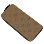 Louis Vuitton Long Wallet Portefeuille Clemence Monogram Reverse Canvas — view 2