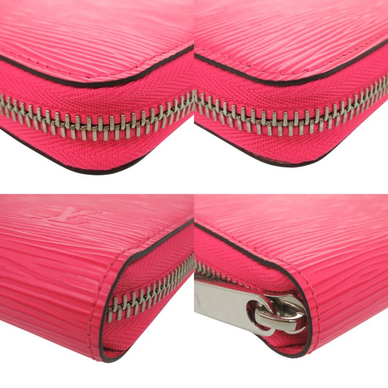 Louis Vuitton Epi Leather Round Zip Wallet Zippy Long Pink — view 8