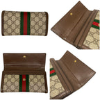 Gucci Ophidia GG Continental Wallet Sherry Line Supreme Long — view 3