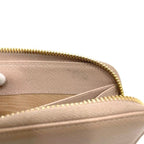 Prada Round Zipper Long Wallet Beige 1 Ml506 — view 8