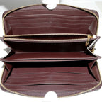 Louis Vuitton Round Zipper Long Wallet With Change Pocket Vernis Amarante Zippy — view 5
