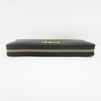 Gucci Script Zip Around Long Wallet Black — view 4