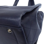 Chanel Caviar Tote Navy Bag — view 3