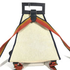 Hermes Backpack Toile Ashe Beige — view 2