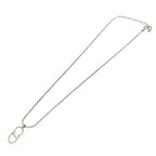Christian Dior CD Logo Necklace Women Silver — view 5