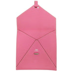 Hermes Pochette Bianca Leather Silver Hardware Pink Pouch 1083 — view 5