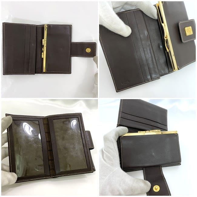 Loewe Fold Wallet Brown Beige — view 8