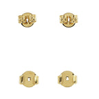 Celine Earrings Heart Logo Gold Color Pair Accessories Small Items — view 9