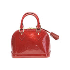 Louis Vuitton Monogram 2-Way Bag Alma BB Handbag Red — view 3