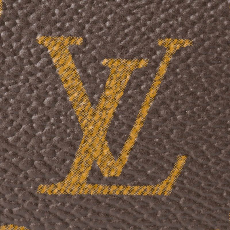 Louis Vuitton Card Case Porte Cles Noir Brown Olympe Blue — view 7