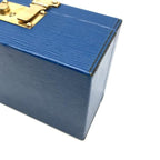 Louis Vuitton Epi Boite Atu Mini Trunk Blue Handbag — view 4