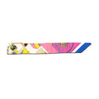 Hermes Twirly Pocket Side Stitch Silk Pink Blue Black 0042 — view 3