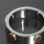 Gucci Inox Ring No 18 750 Gold Steel E0863 — view 6
