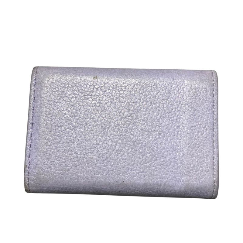 Louis Vuitton Wallet Trifold Portefeuille Lock Mini Purple — view 2