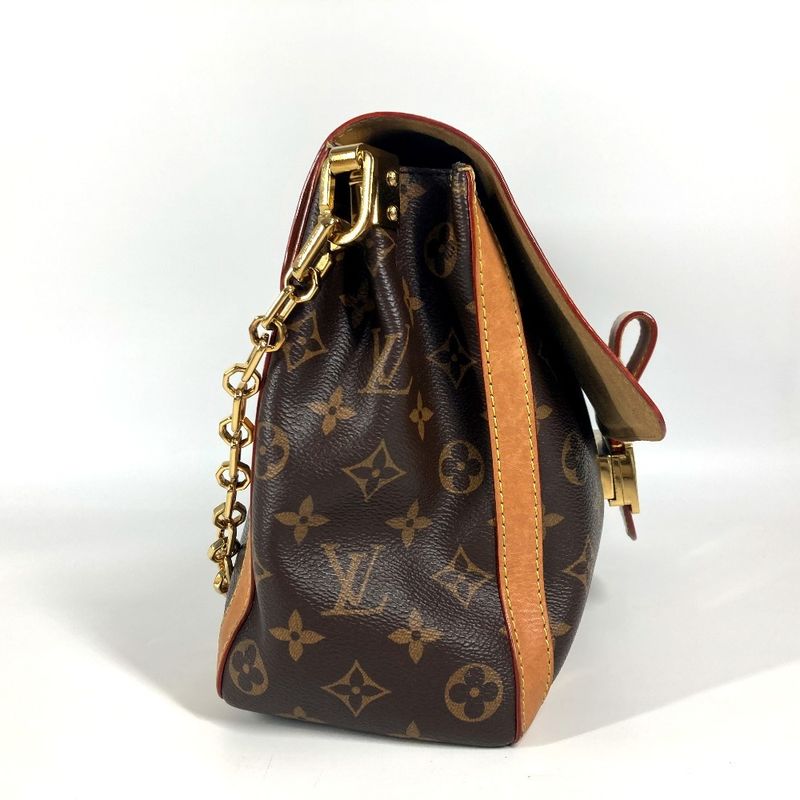 Louis Vuitton Shoulder Bag Dauphine Soft GM Monogram Canvas Brown — view 4