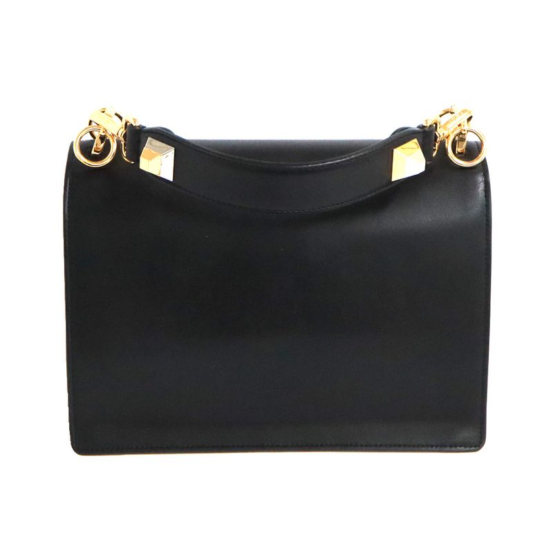 Fendi Monster Canai 2-Way Shoulder 8 Bt283 Black Leather — view 3