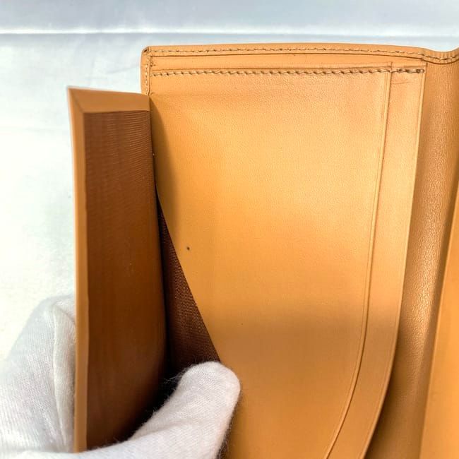Celine Bifold Long Wallet Brown Beige Macadam — view 9